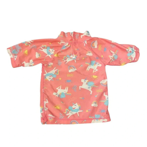 UV Skinz 2T Unicorn Two Piece Swimsuit, Colorful, Swim Skirt - Picture 2 of 4